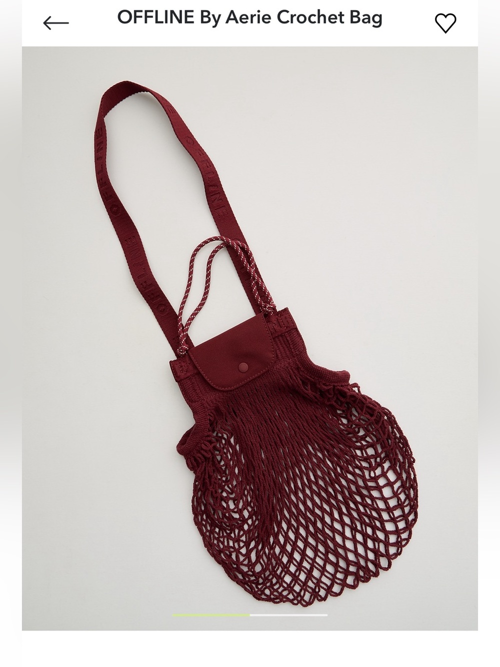American Eagle Offline knit bag - NWT!